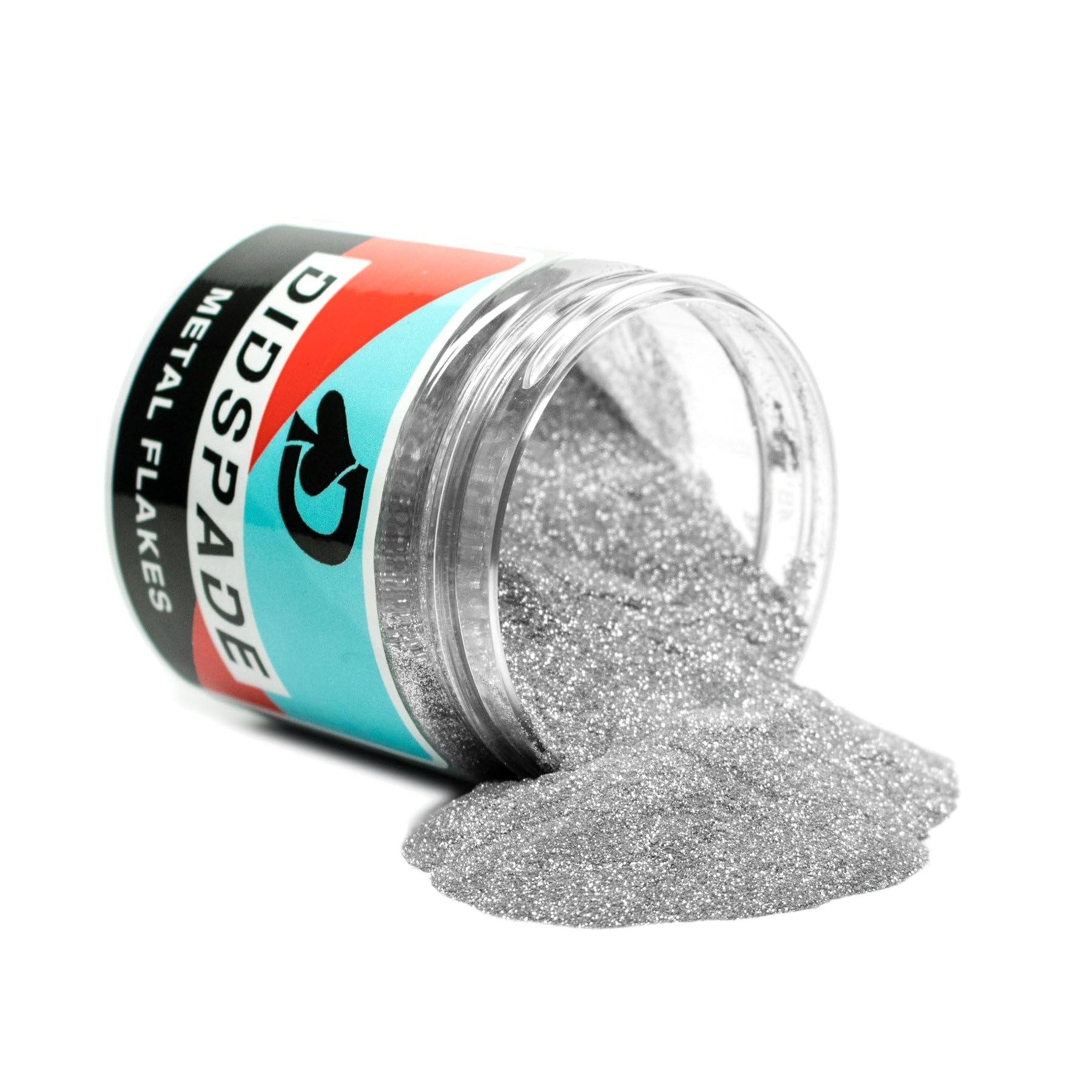2oz Chrome 0.004" Ultra Fine Silver Metal Flake Solvent Resisitant Glitter | Paint Metal Flake | Flake for Automotive Spray and Spray Painting | Glitter for Epoxy Resin