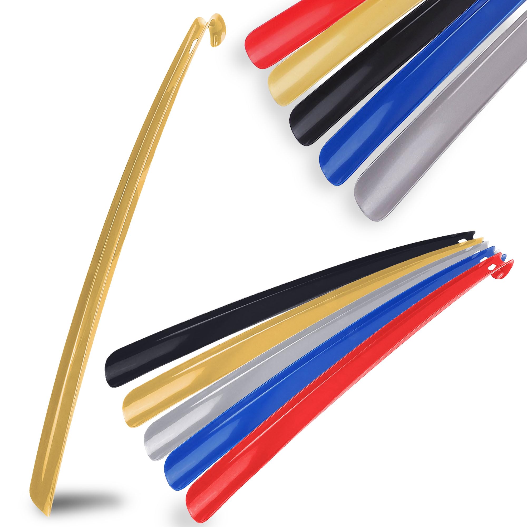 Bauster Chausse-pied En Plastique - Long - 60 Cm - XXL - Long - En Plastique - Très Stable - Idéal Pour Les Voyages - Homme, Femme, Enfant, Personnes