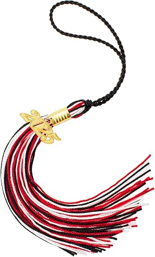 Vista 98 de Borla 2025, 1 unidad, borla de graduación para graduados 2025, borla 2025 con dijes de fecha dorada 2025 para fiestas de graduación, ceremonias