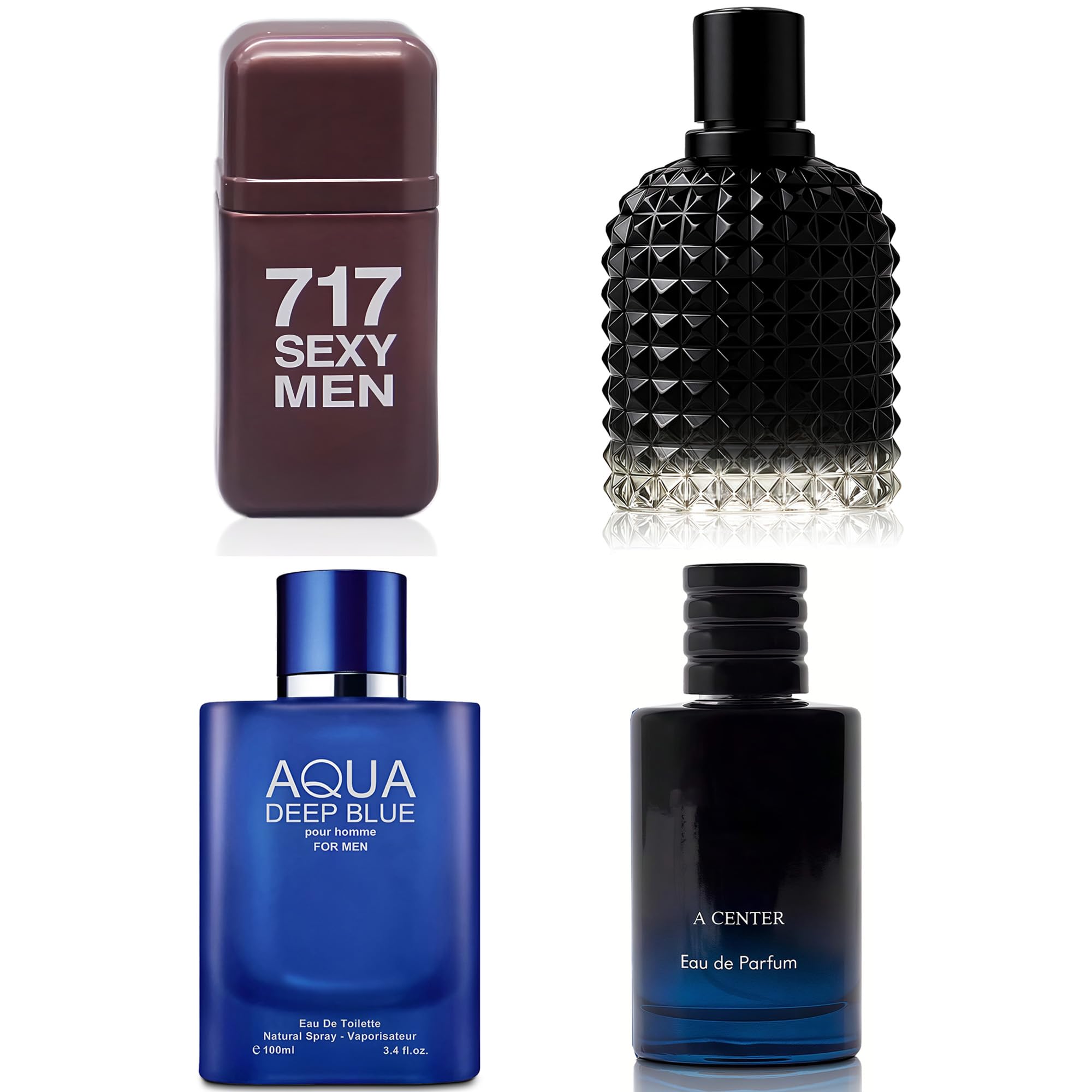 Amazon.com : A CENTER Men's Cologne Include 4 Variety Pack Perfume
