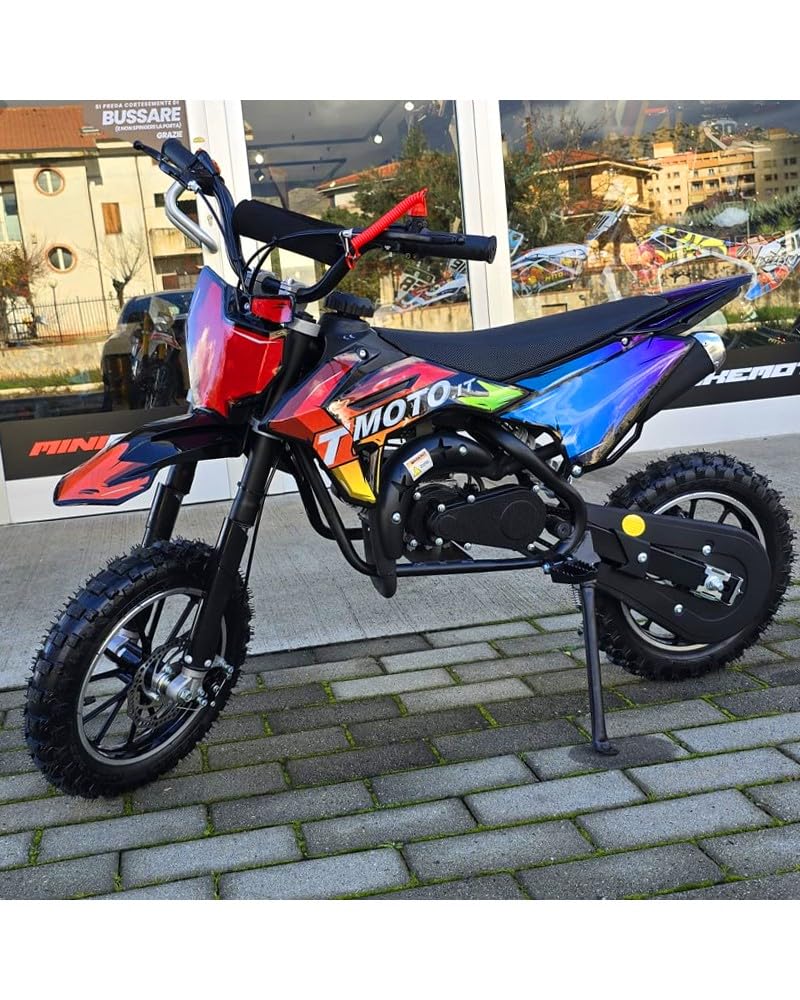 Dreambike Cross T-Moto 50cc – Mini Moto Cross Benzina per Bambini, Minimoto a Benzina con Motore Potenziato e Doppio Scarico