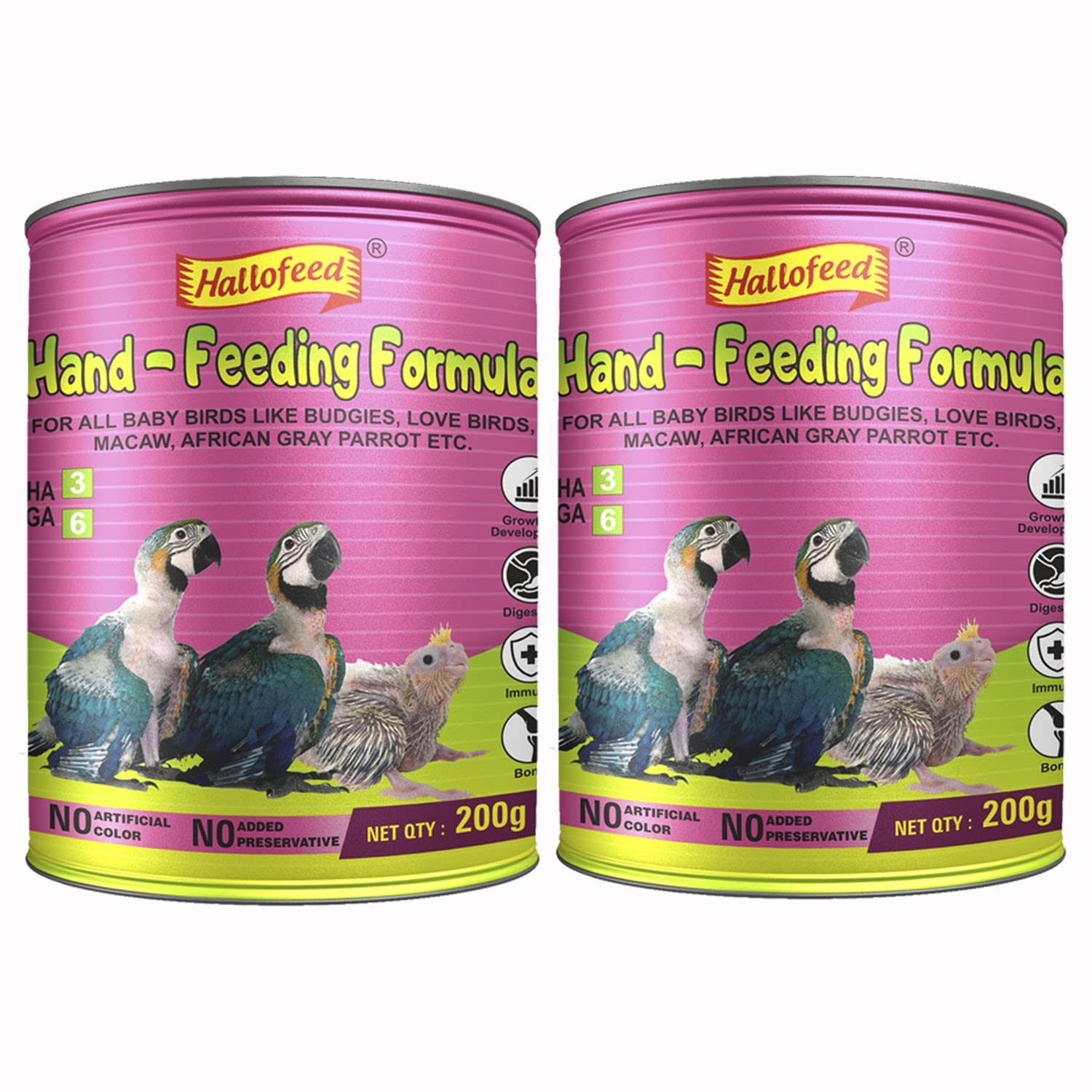 Hallofeed Hand Feeding Formula -400gm (2 * 200gm) for Baby Birds (B0BTJB8QK9) Amazon Price History, Amazon Price Tracker
