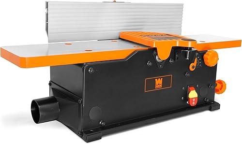 Miniatura 2 de WEN JT630H - Junta de banco en espiral de 10 amperios y 6 pulgadas y soporte de herramientas WEN MSA658T multiuso para sierra ingletadora y rodillos