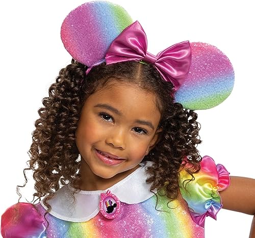 Miniatura 3 de Disfraz de Minnie Mouse arcoíris, traje oficial de Minnie Mouse de Disney para niñas