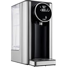 Cooks Professional Digital Hot Water Dispenser 2600W with 2.7L Tank | Energy Saving Fast Boil | Adjustable Dispense & Temperature | Boil Dry Protection | Descale Function & Water Filter | Silver