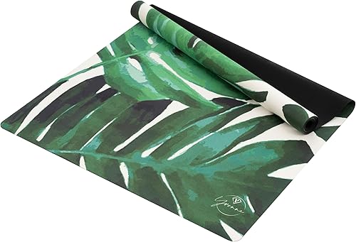 Yvonne Jungle Journey - Tapete de yoga de viaje, ultrafino, 116 pulgadas (0.059 in), ligero, plegable y antideslizante para viajes y hogar + correa