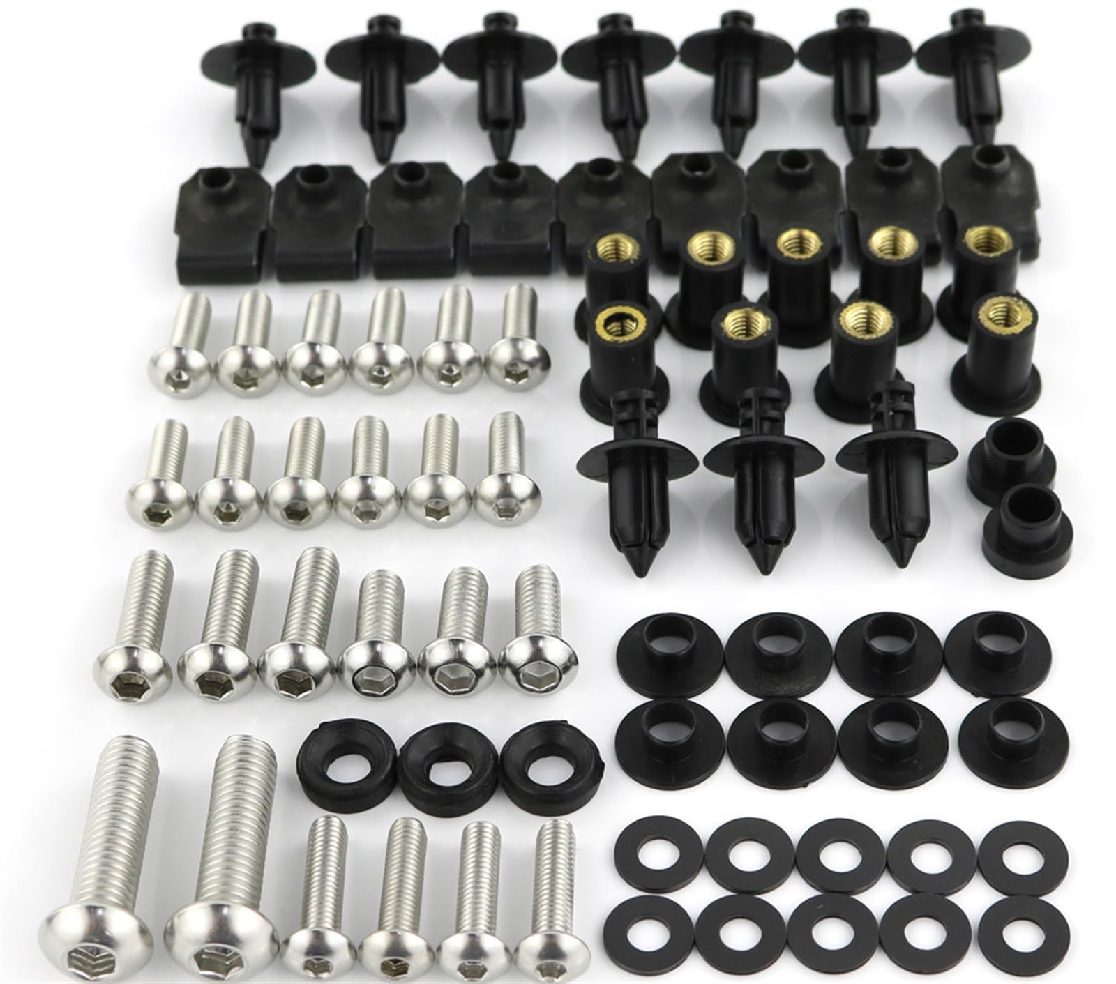 Motorbike Complete Full Fairing Bolts Kit Bodywork Screws Clips Nuts For Suzuki GSX-R600 GSXR600 GSXR 750 2014-2016