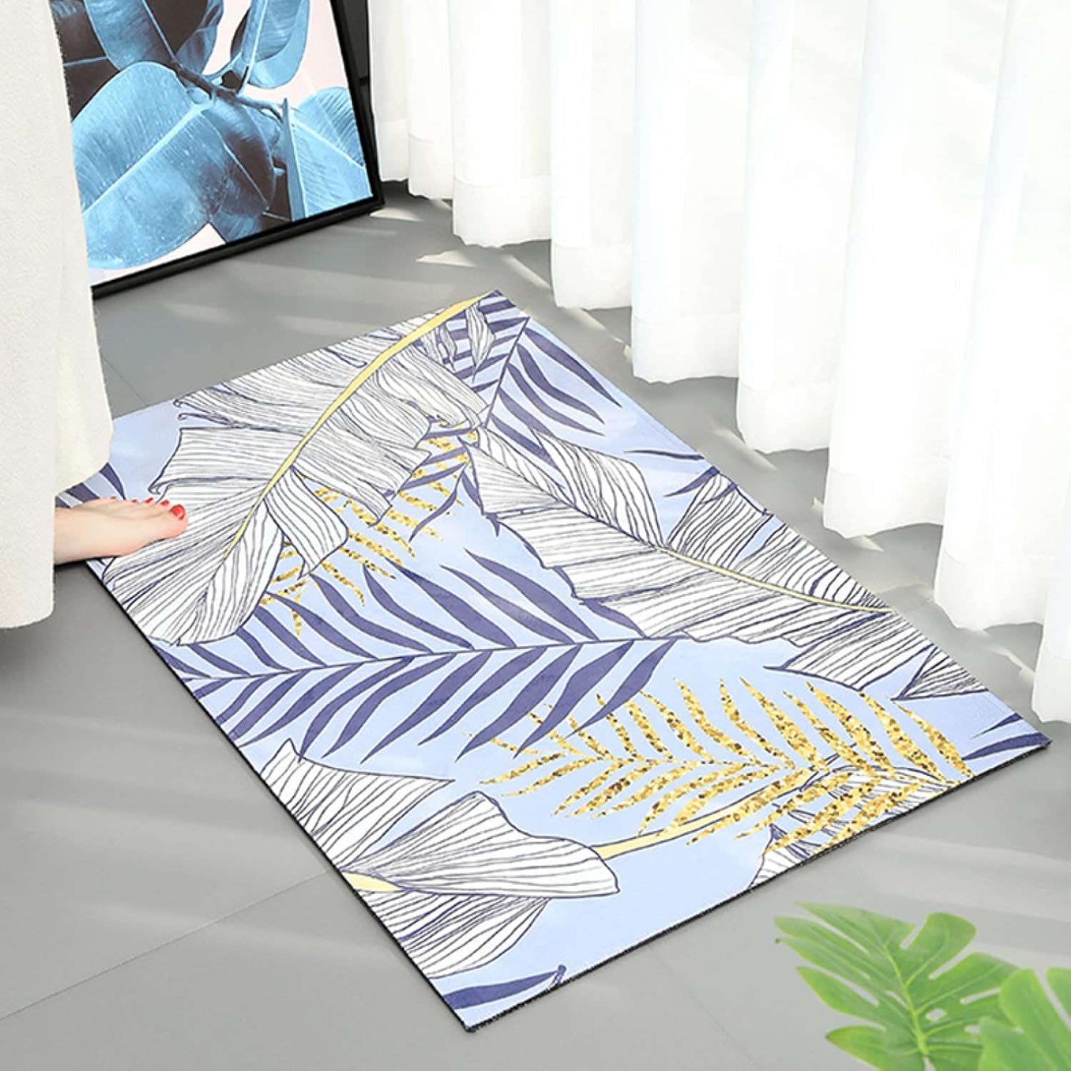 玄関マット 屋外 屋内 洗える 滑り止め加工 泥落とし 中華風 おしゃれ ドアマット 無地 インテリア 四季通用 エントランスマット