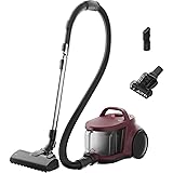 AEG ANIMAL 5000 Bagless Vacuum Cleaner AL51A2DR, Compact Size, Ergonomically Handle, High Filtration, Cleaner Output Air, Easy Manoeuvre, 8.5-metre Action, Multiple Surfaces, (dB) 78, 3L, Dark Red 5000 Series Dark Red