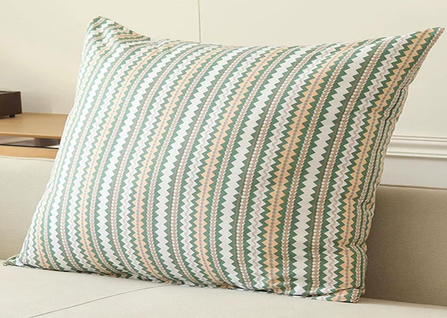 Boho Cotton Canvas Cushion Covers Modern Floral Decorative Pillowcases