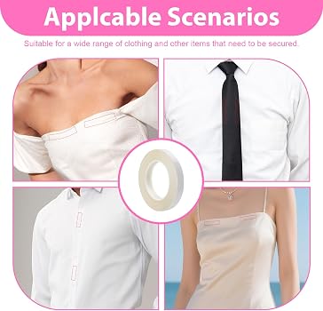 Ruban adhésif double face pour vêtements et corps, ruban adhésif