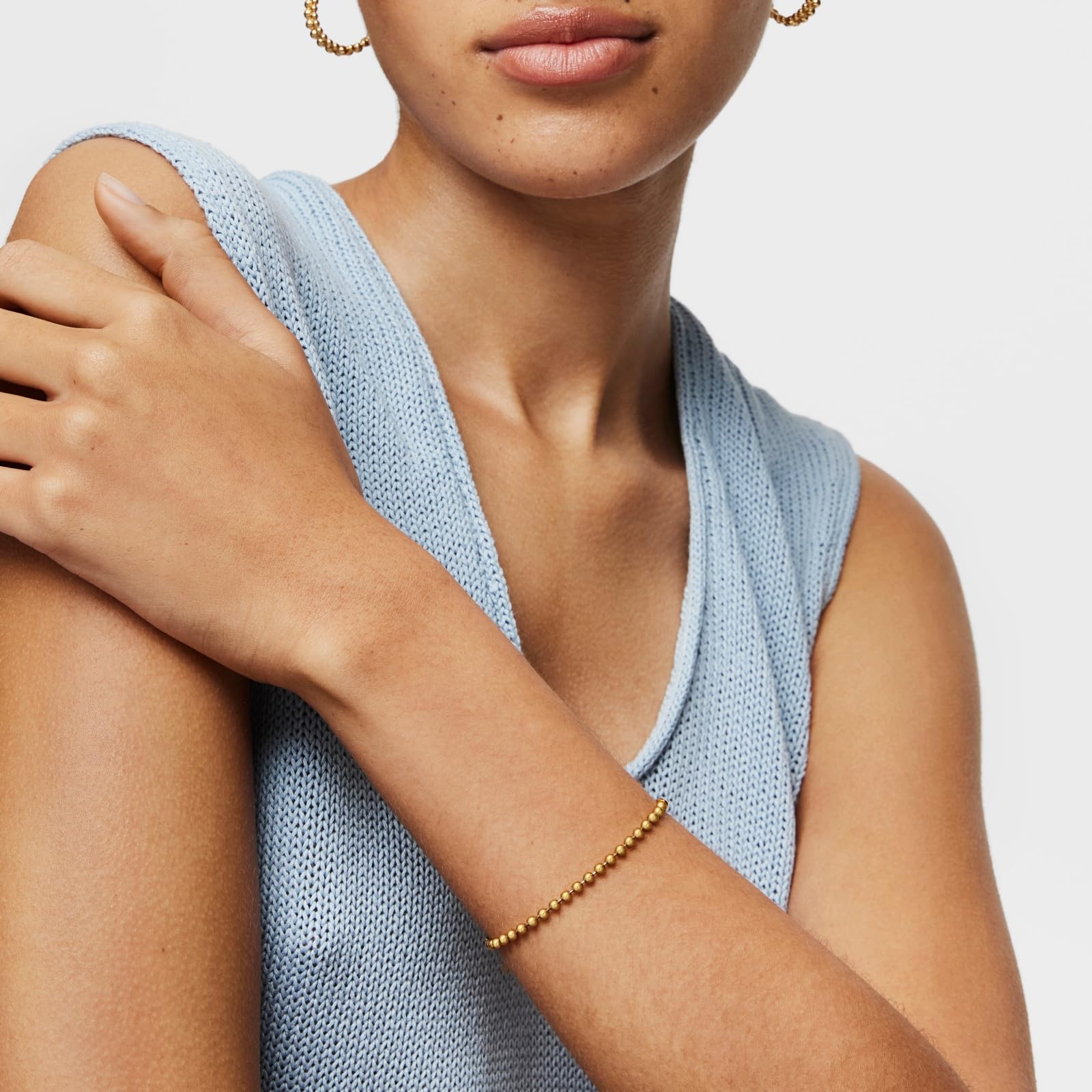 TOUS Pulsera con baño de oro 18 kt sobre plata Gloss