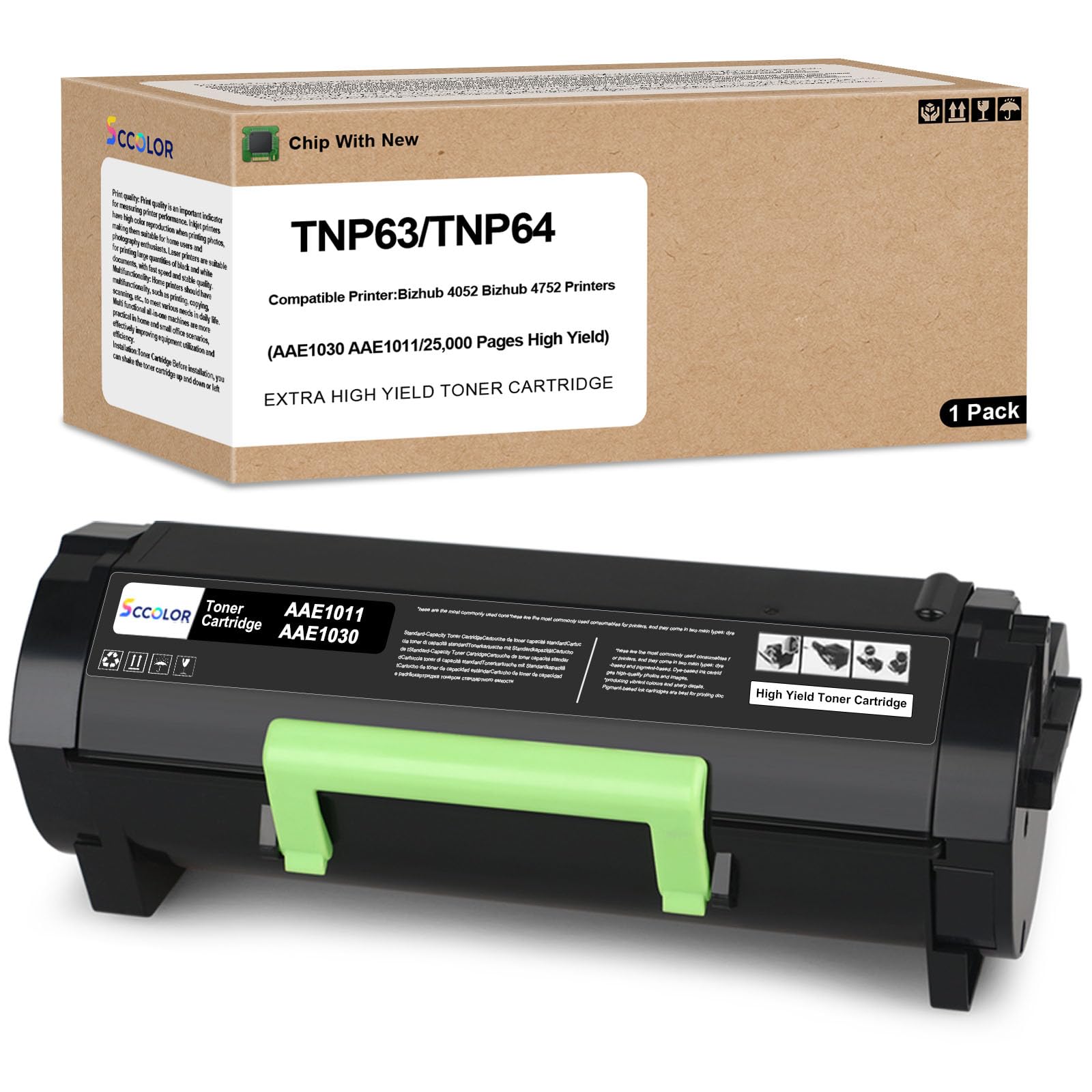 Amazon.co.jp: TNP63 TNP64 ブラックトナーカートリッジ コニカ