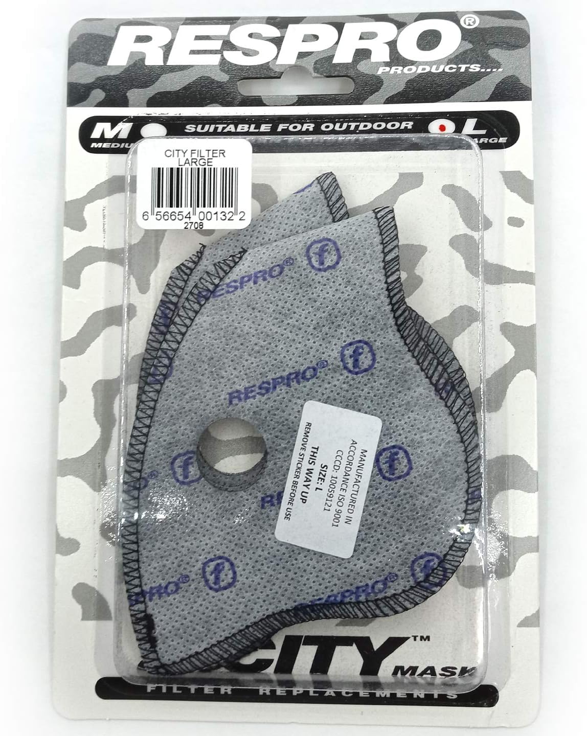 Respro City Filter Large - Pack of 2