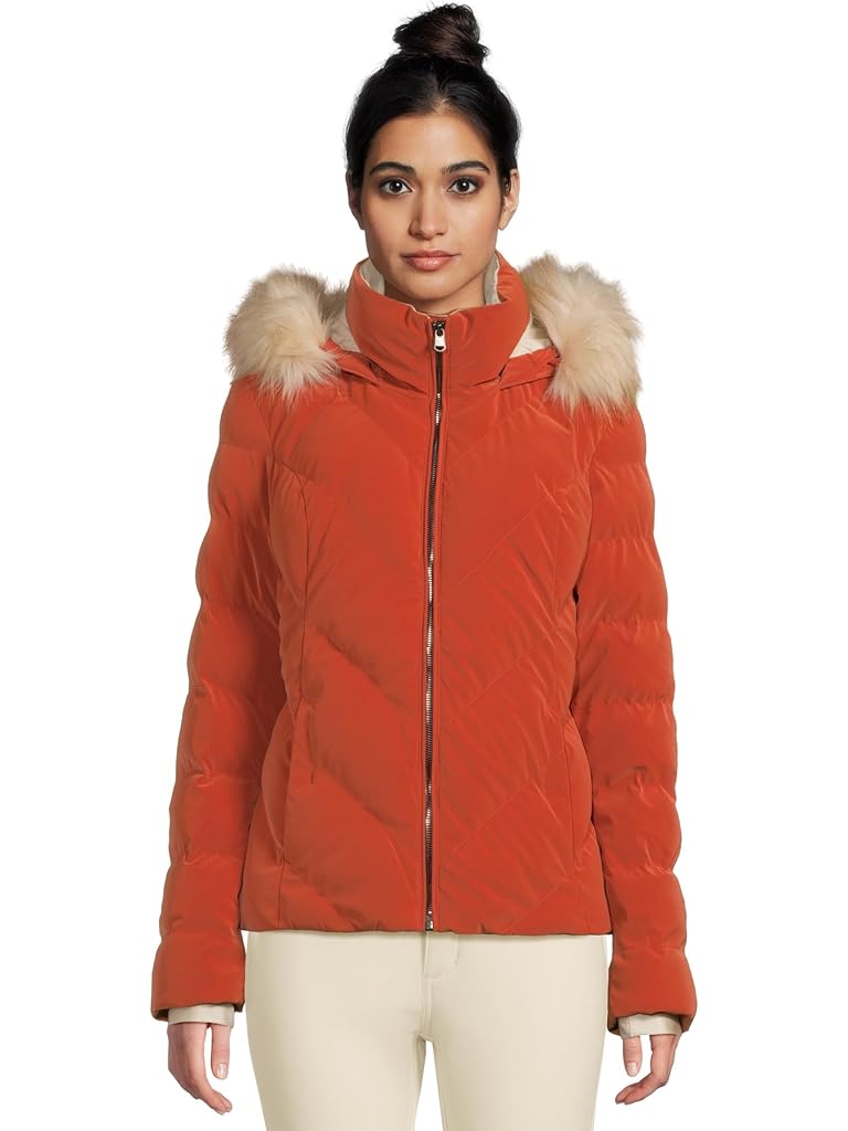 Burgundy Obermeyer Bombshell Luxe Jacket