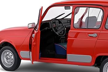 まつまつ SOLIDO Renault R4 GTL 1/18 Solido 1:18 Renault 4 GTL red 421183810 model car 421183810