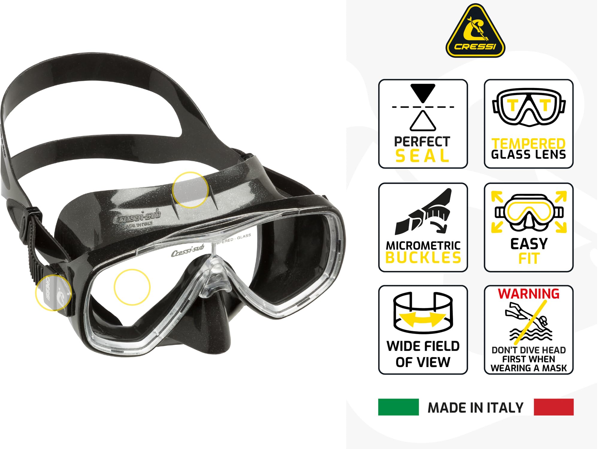 Supreme/Cressi Snorkel Set シュノーケル Amazon.com : Cressi Adventure Set, Black/Graphite, S/M : Sports