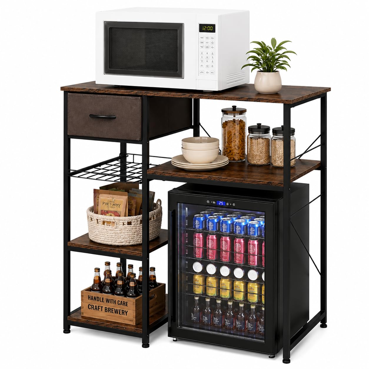 Amazon.com - VINGLI Bakers Racks for Kitchens with Storage Mini