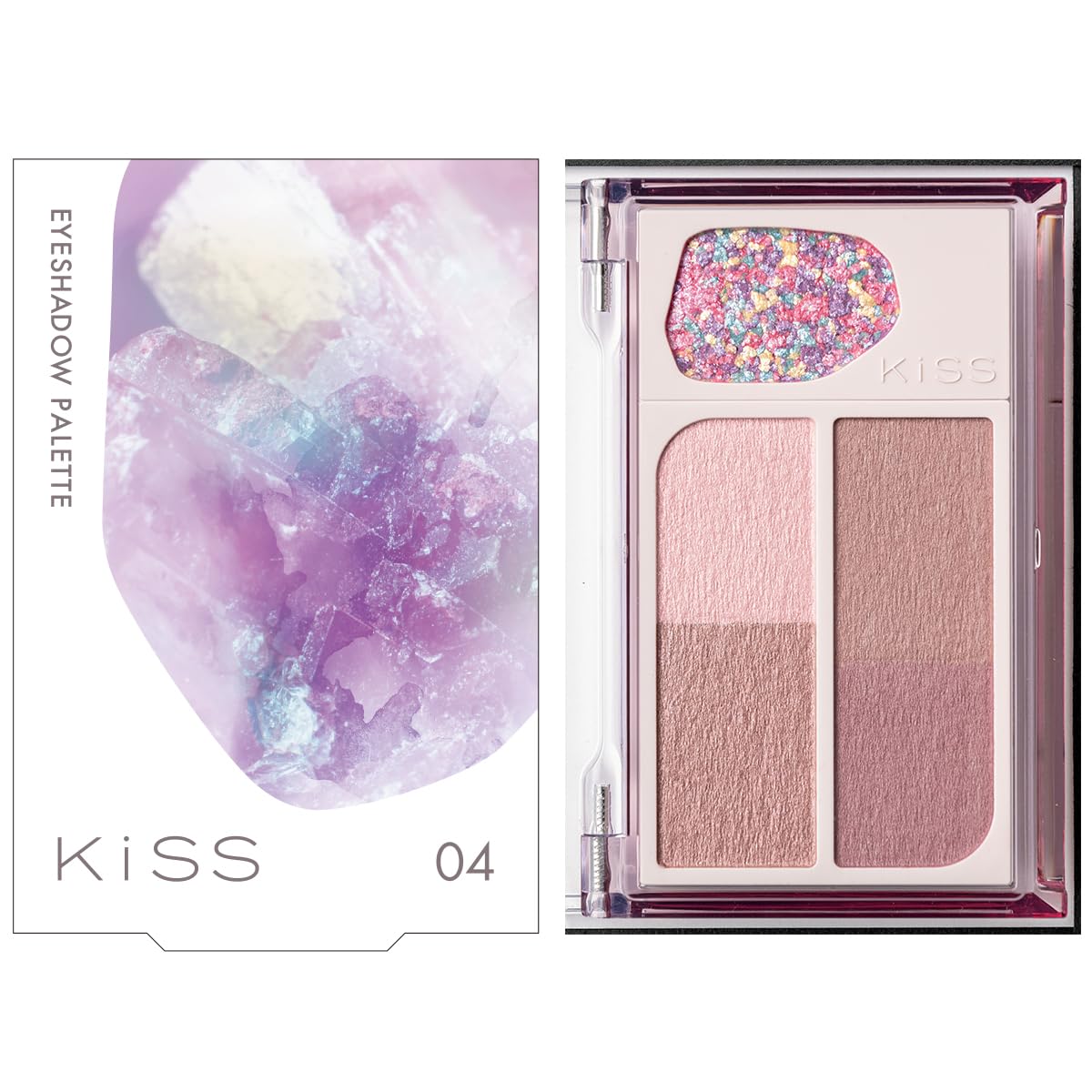KiSS(キス) カクテルデイズ 04ラベンダークーラー 6.4g ブルベ イエベ アイシャドウパレット ラメ