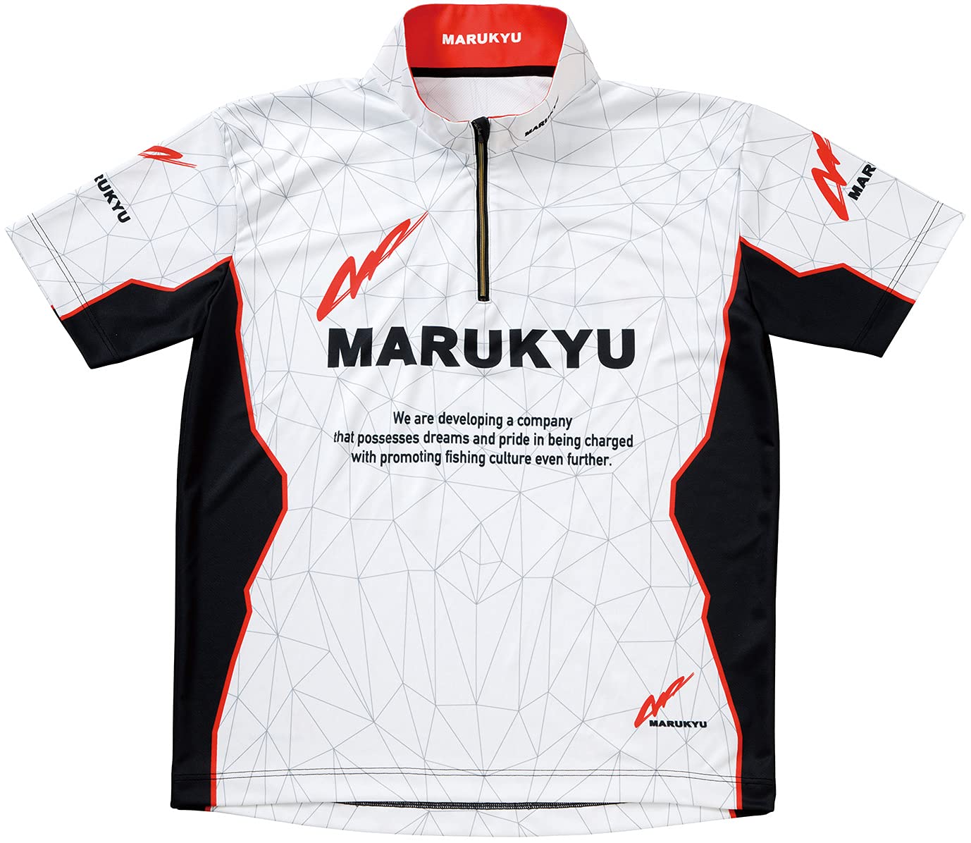 Amazon.co.jp: マルキュー(MARUKYU) ジップアップシャツ02(半袖) M