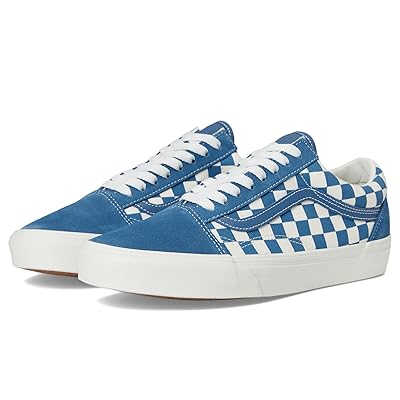 Vans Old Skool Shoes Checkerboard Navy/White