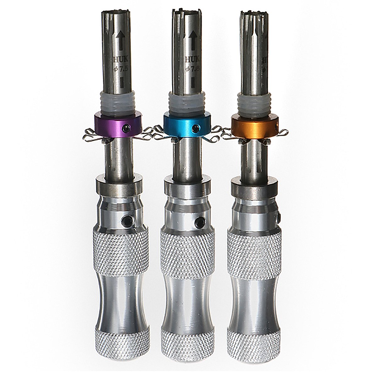 Strumento Di Riparazione Del Fabbro Del Cilindro 3Pcs 7Pin Tubular Pick Tool Accessori Per Auto E Veicoli