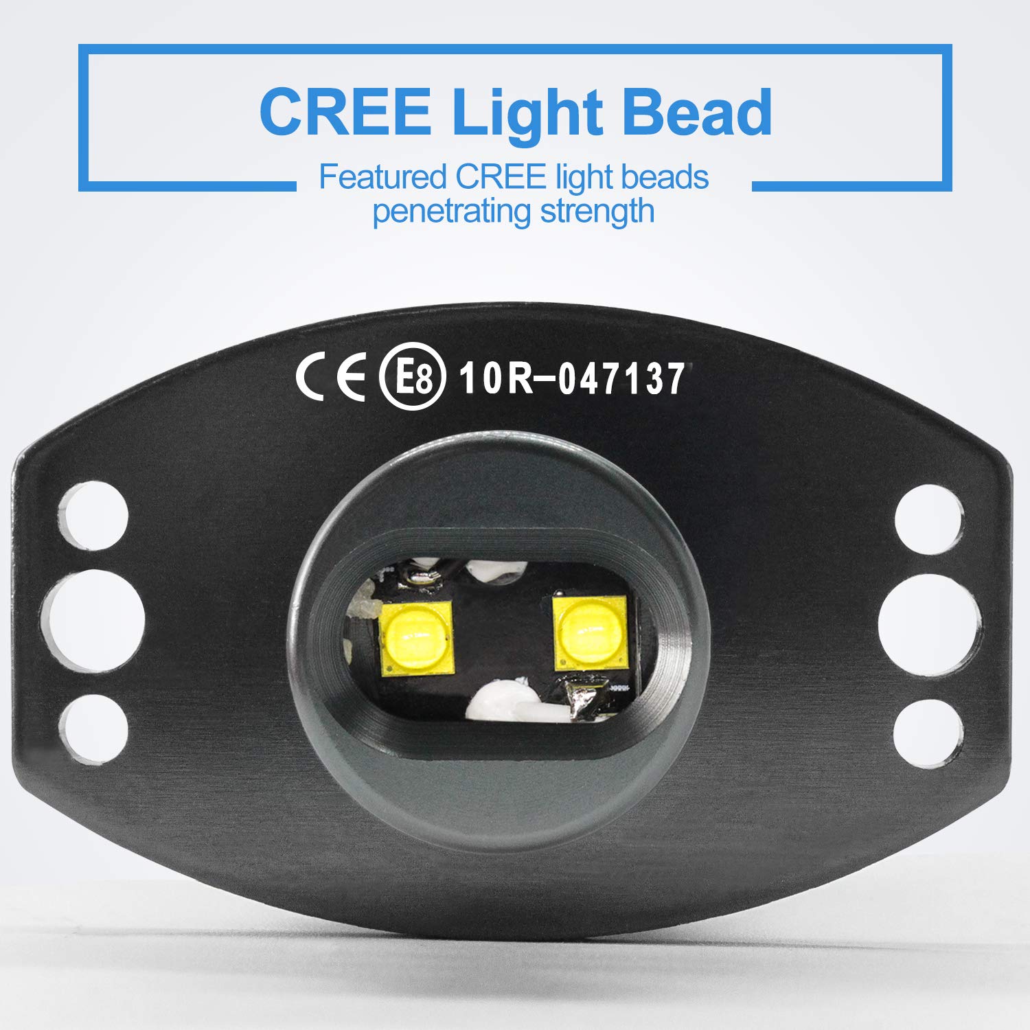 Biqing LED Angel Eyes Phare Auréoles,20W Angel Eyes Lights Ampoules de marqueur d'anneau de halo CANBUS avec marquage CE pour E90 E91