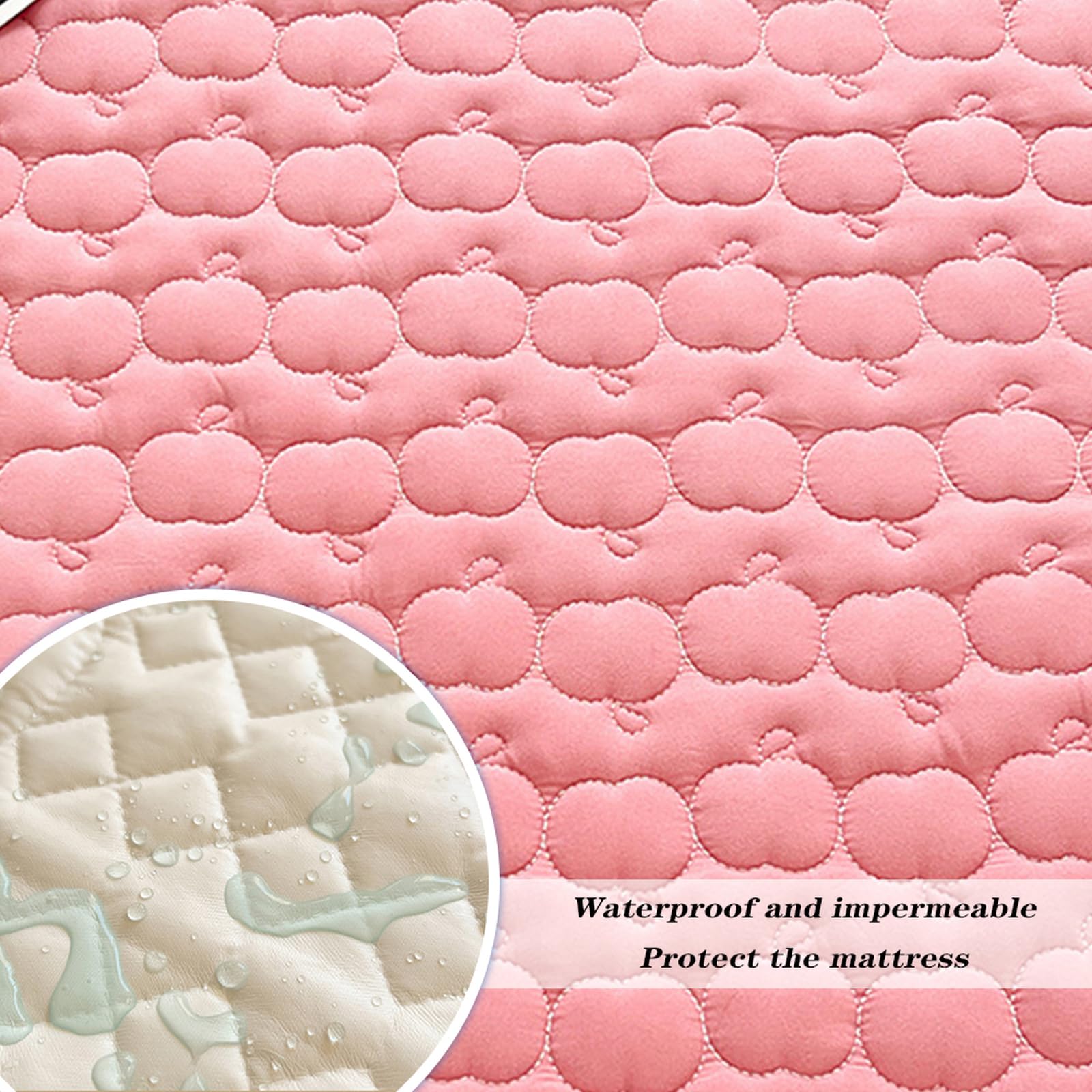 Sábana bajera impermeable de 200 x 220 cm, protector de colchón suave y silencioso, lavable, transpirable, funda de cama de 30 cm de profundidad para máxima comodidad y protección
