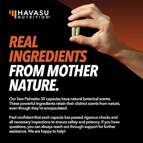 Vista 7 de Suplemento de palma enana americana con ortiga y extracto de semilla de calabaza, fórmula avanzada 3X, bloqueador DHT, salud urinaria y apoyo