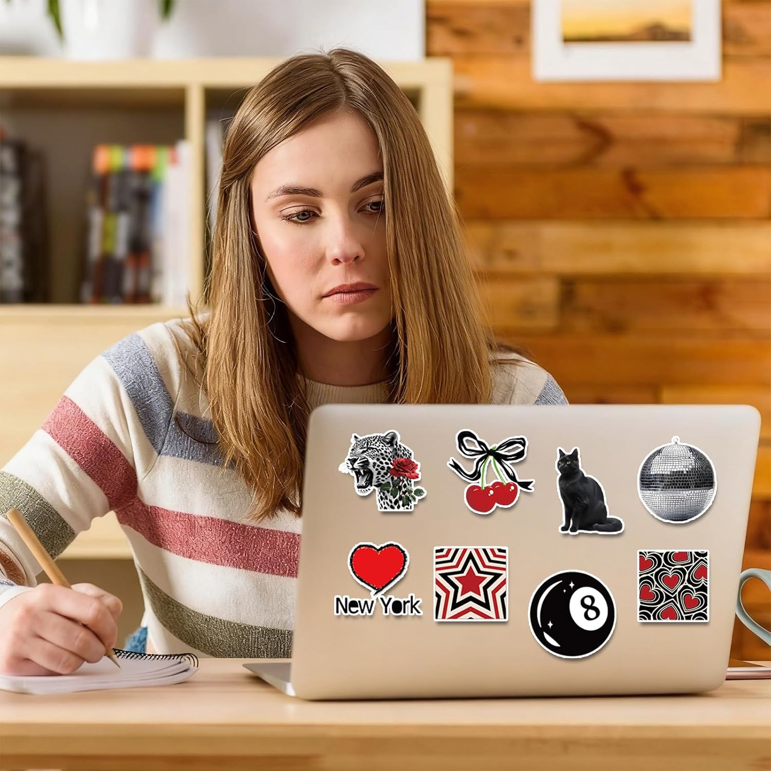 Downtown Girl Stickers - 50 Pcs Y2K Gift for Women Adults Teens image 2