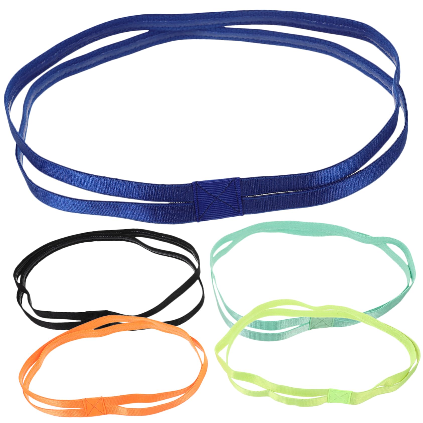 TOYANDONA Diademas Antideslizantes para De Bandas De Cabello Elásticas para Yoga Fluorescente