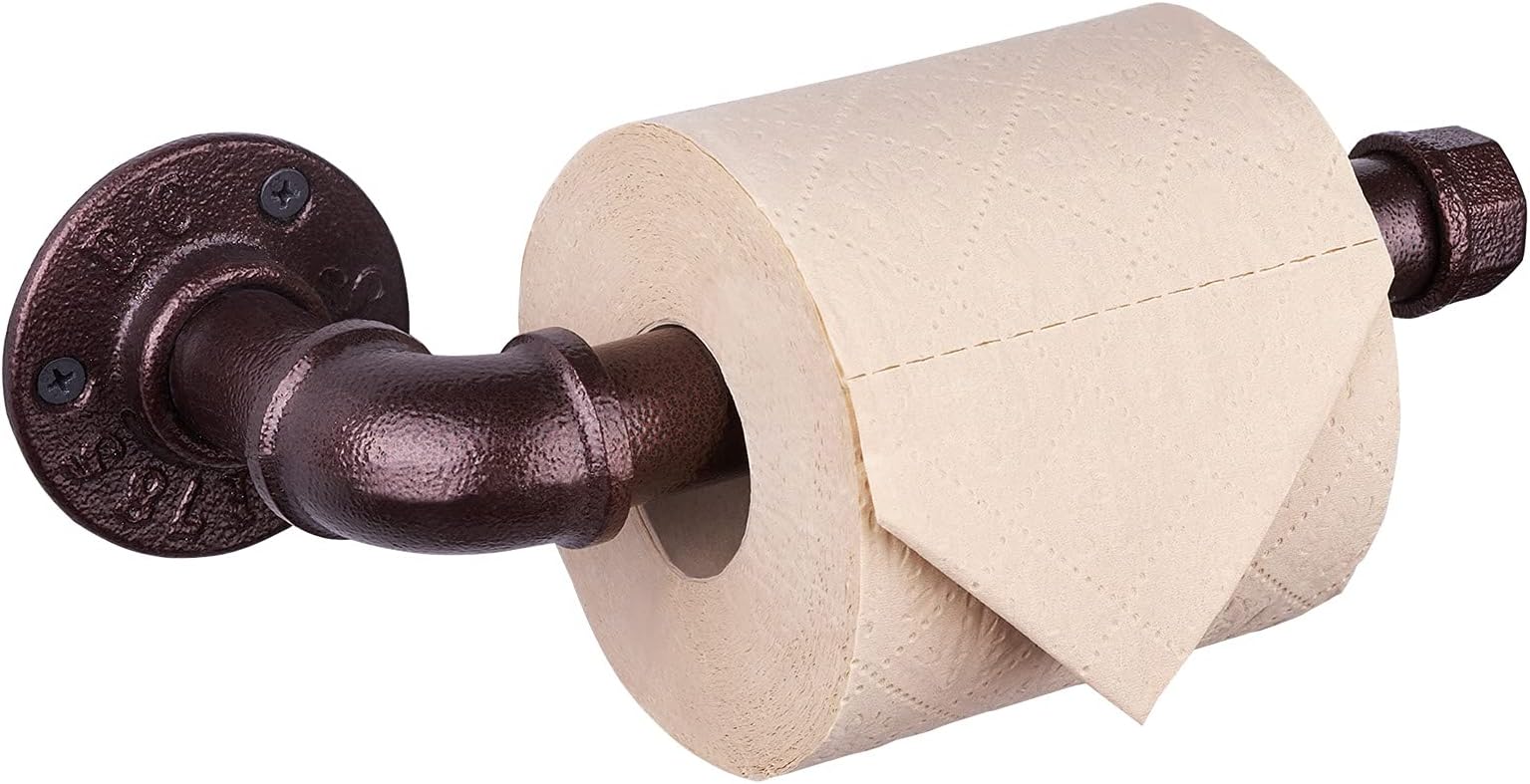 Turnbull Farms(TM) Industrial Pipe Toilet Paper Holder Multiple Styles (Elbow
