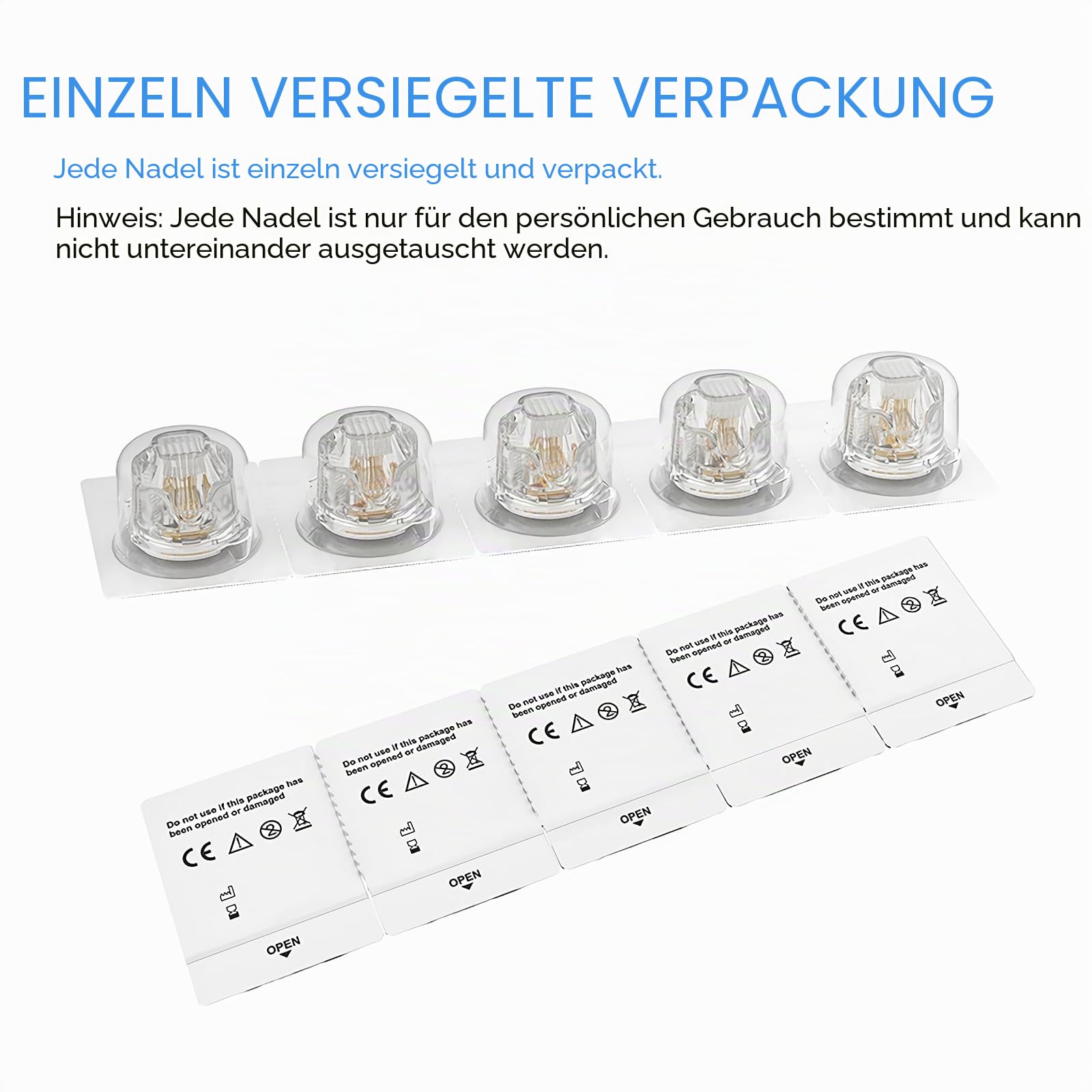 Bio Pen Q2 Mikronadel-Kartuschen 25 Pins (5 Stück) – Original-Cartridges für Gesichtspflege, ideal für Wangen und Ganzkörperbehandlungen