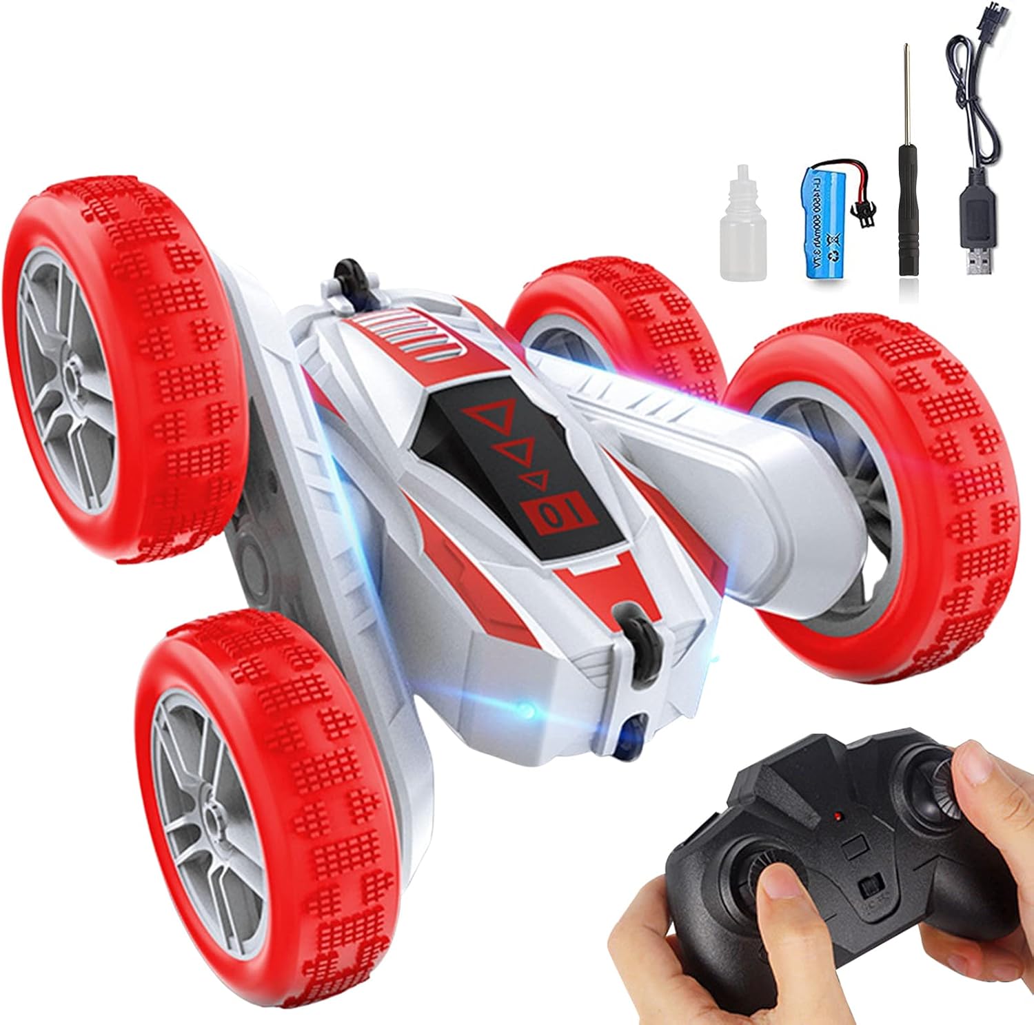 Amtraz Spray Stunt RC Cars 2.4GHz Remote Control Car with