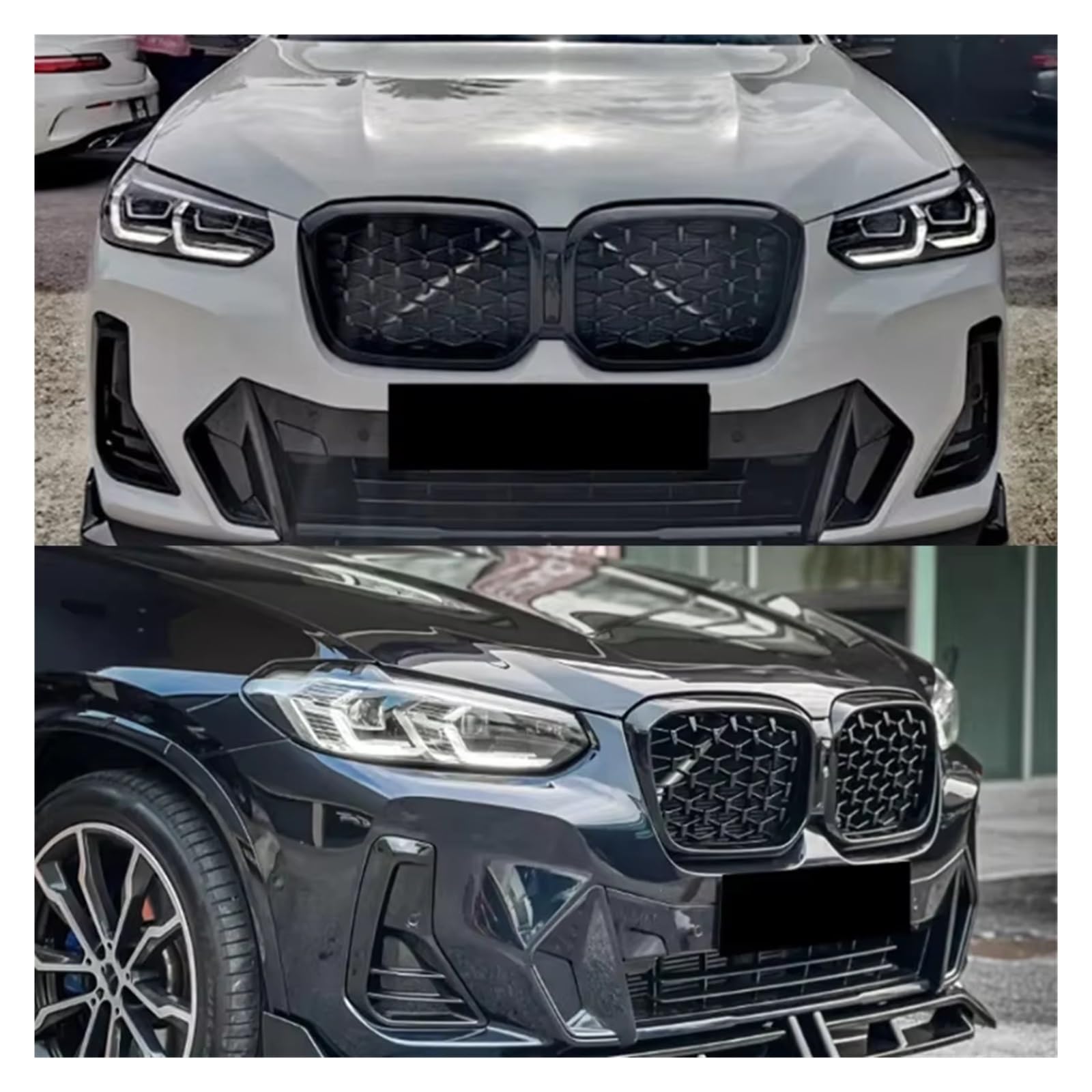 BMW 純正 ブラック キドニーグリル X3 G01 X4 G02 LCI 後期 フロント