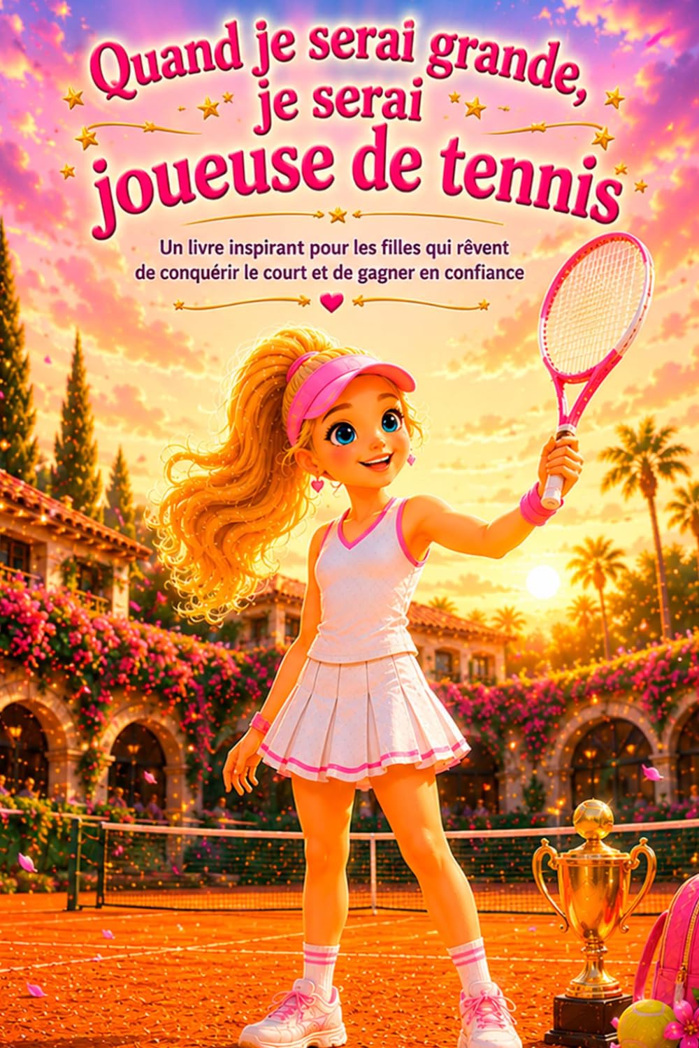 Quand je serai grande, je serai joueuse de tennis: Un livre inspirant pour les filles qui rêvent de conquérir le court et de gagner en confiance