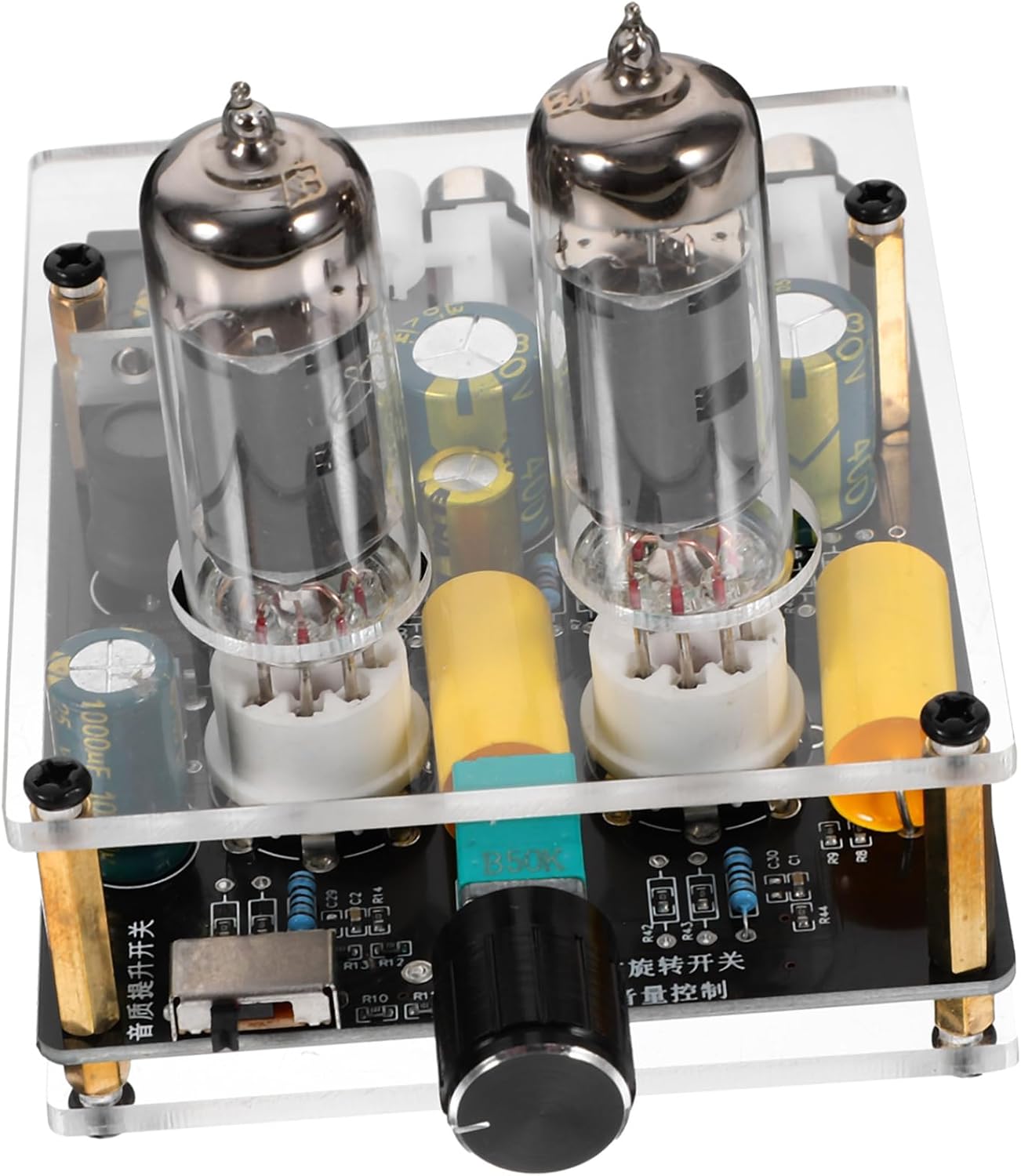 Vacuum Tube Preamp for Turntable HiFi Stereo Preamplifier Enhanced Audio Performance for Home Theater Systems and Rich