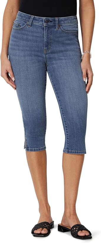 Amazon Essentials Women's High-Rise Cropped Jeans