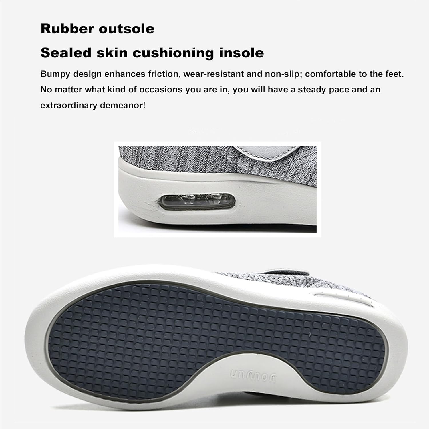 Diabetic Care Shoes,Stretch Upper All Day Comfort Slippers
