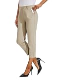 Willit Women's Capri Pants Dress Yoga Work Capri Slacks Stretch Office Business Casual Pants High Waisted 21