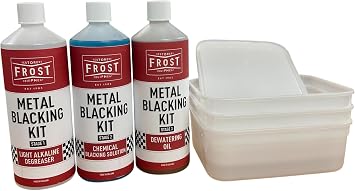 Metal Blacking Kit for Steel & Iron Satin Black