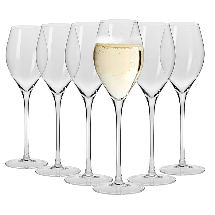 Buy Maxwell & Williams Vino Prosecco Glass Set, Glass, 280 ml, Set of 6