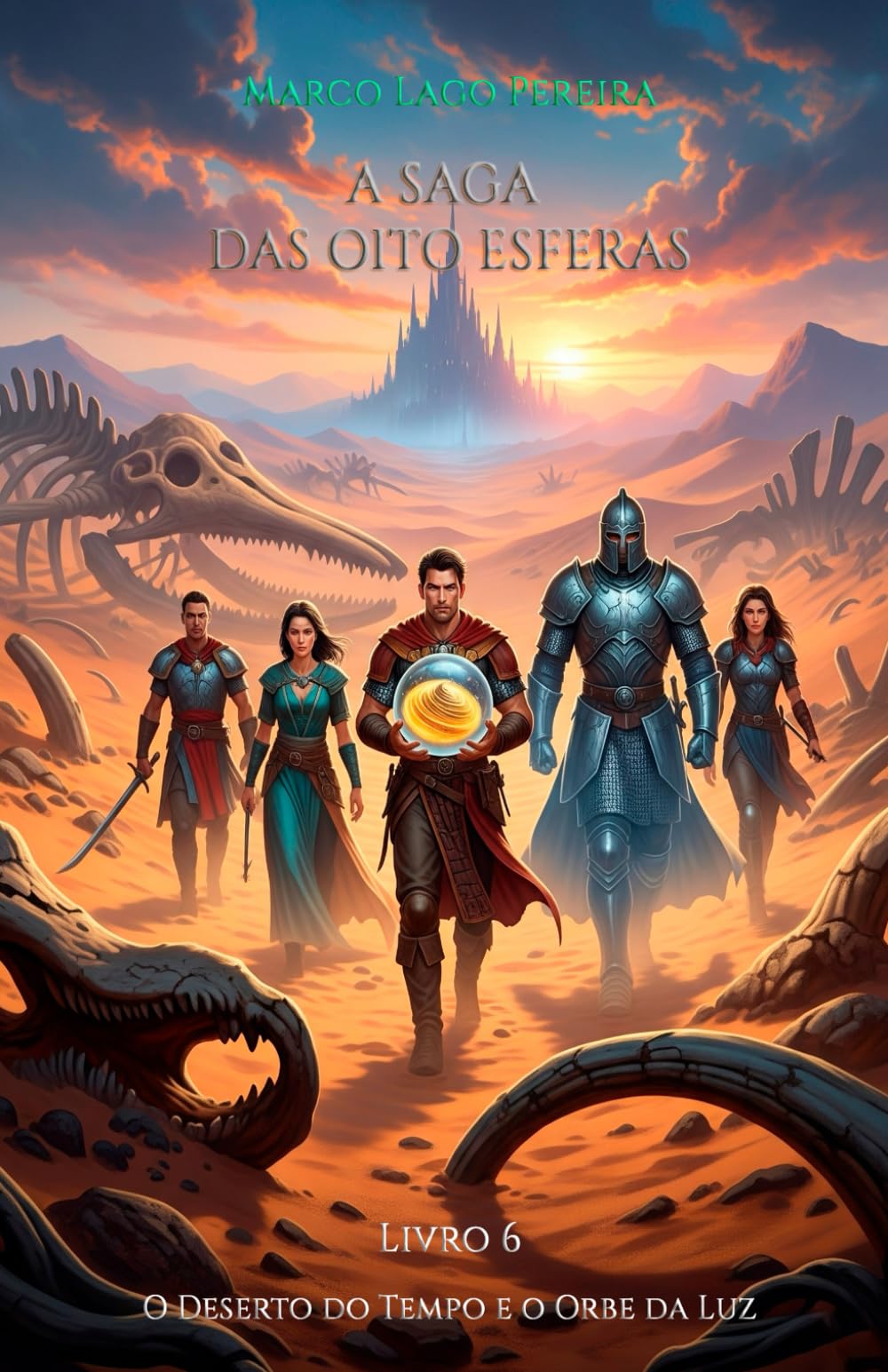 O Deserto do Tempo e o Orbe da Luz: O sexto livro da saga de fantasia épica A Saga das Oito Esferas