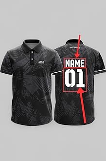 Custom Add Name and Number Jersey for Men Cricket t-Shirt | 2 Year to 5XL