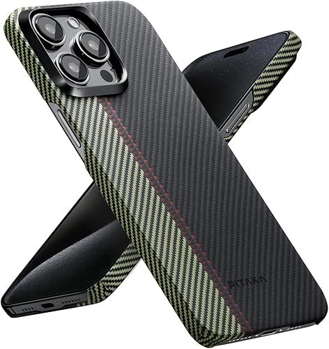 Miniatura 1 de pitaka Funda para iPhone 15 Pro Max compatible con MagSafe, funda delgada y ligera para iPhone 15 Pro Max de 6.7 pulgadas con una sensación táctil