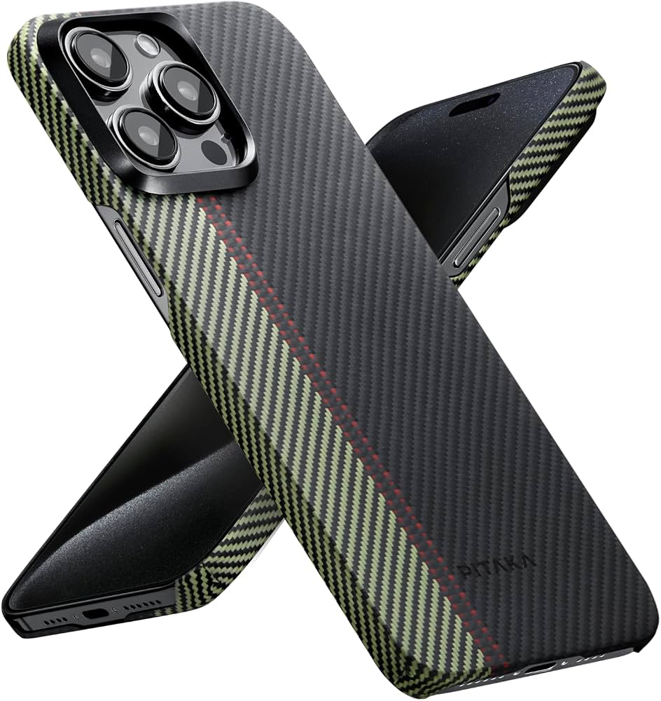 PITAKA Fusion Weaving MagEZ Case 4 Case for iPhone 15 Pro Max