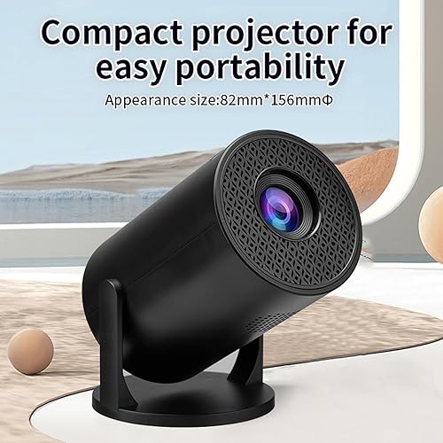 Miniatura 8 de Yinhing Proyector portátil de vídeo 1080P Full HD 150 ANSI 8000lm 270 ajustable con fidelidad inalámbrica para Android portátil TV Stick Smartphone