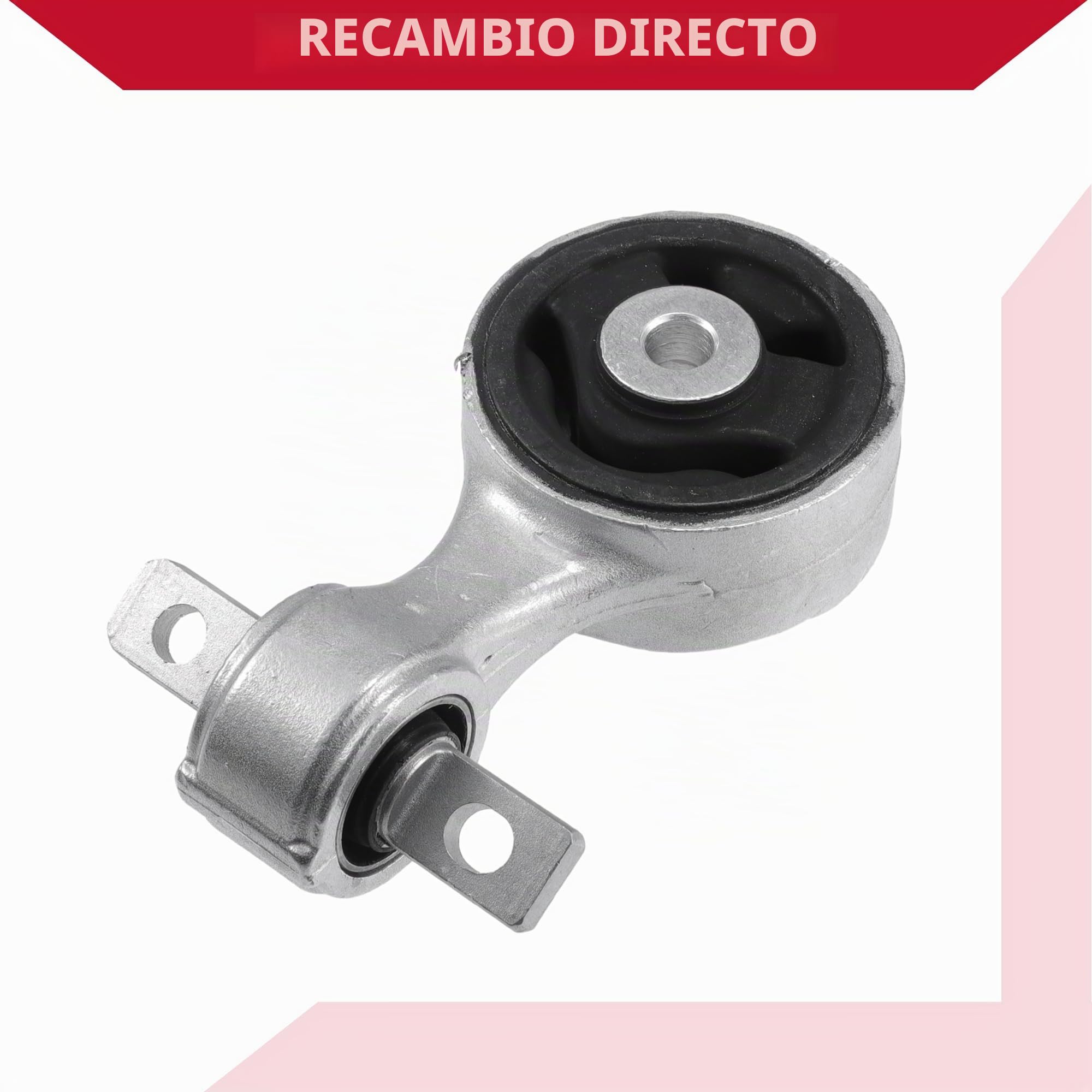 Soporte De Motor Inferior Para Honda Civic VIII Saloon 05-12 | Tambien Para Hatchback FN1 FK2 05+, OE No. 50890-Sna-A02, Material Metal Y Caucho, Color Negro Y Tono Plateado