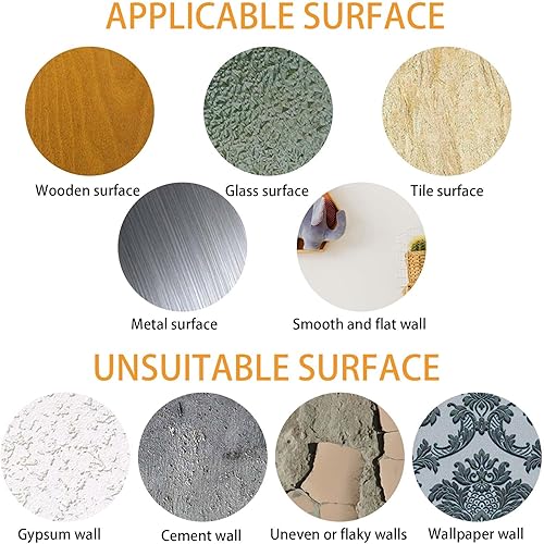 Miniatura 7 de ZCOEVYH 60 calcomanías de pared de pata de perro, calcomanías de huellas de patas, calcomanías de vinilo extraíbles de huellas de animales para