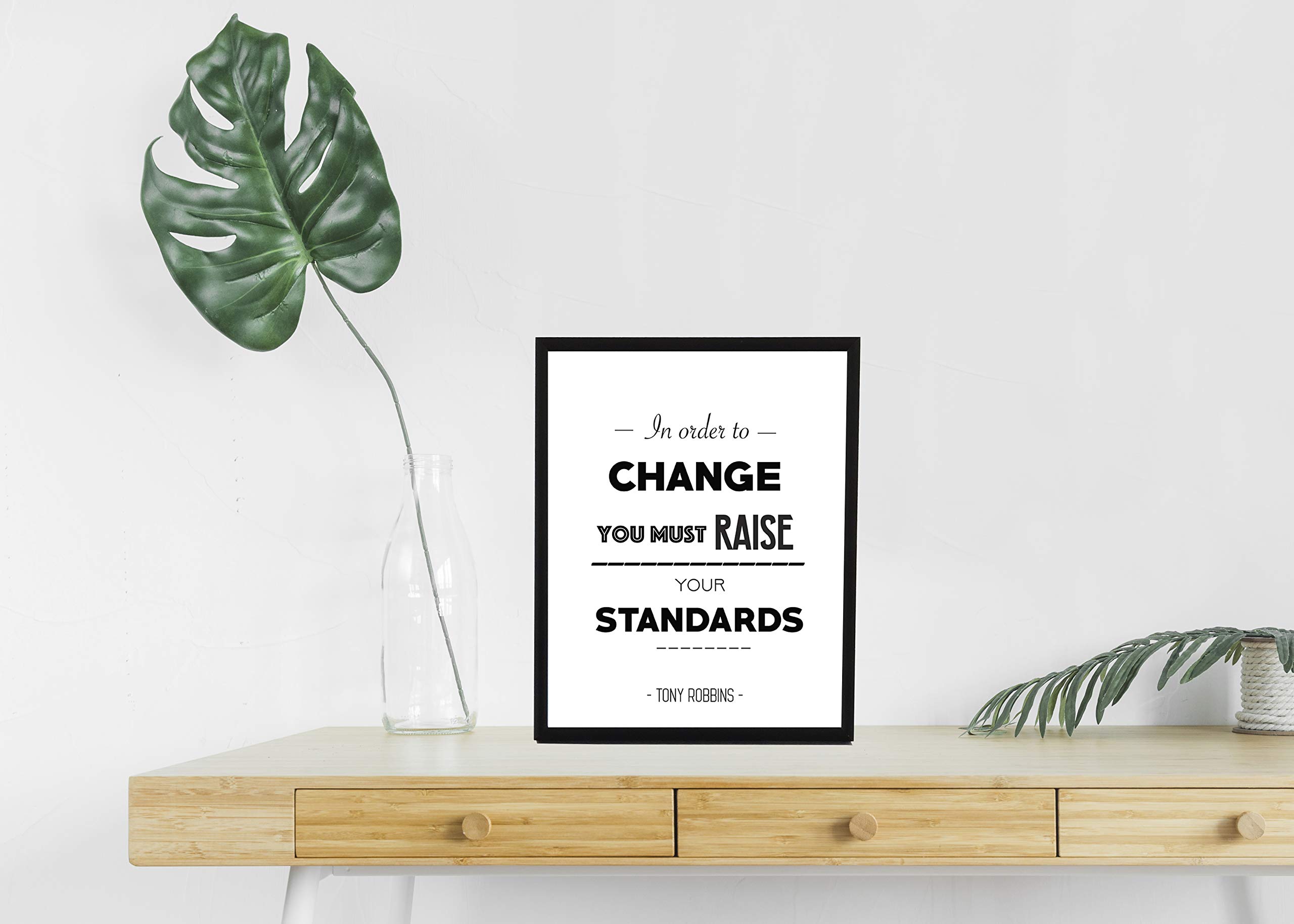 Inspirational Wall Art Tony Robbins and Napoleon Hill Motivational